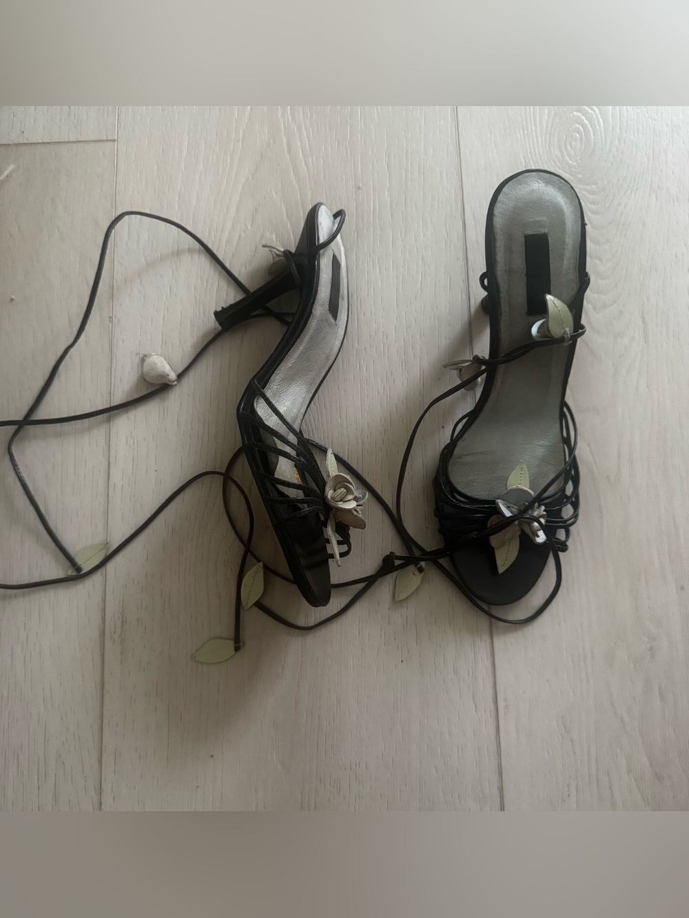 NYLA strappy tie up sandals